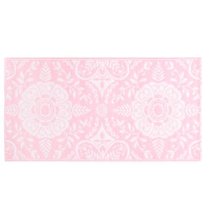 vidaXL Outdoor-Teppich ARAKIL Rosa 80x150 cm PP