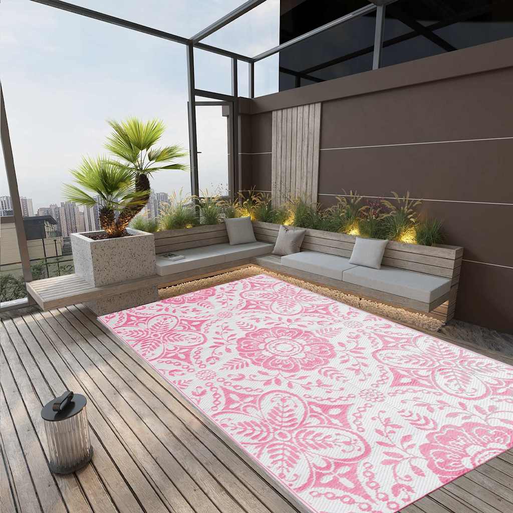 vidaXL Outdoor-Teppich ARAKIL Rosa 160x230 cm PP