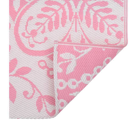 vidaXL Outdoor-Teppich ARAKIL Rosa 190x290 cm PP
