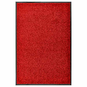 Pralni predpražnik rdeč 60x90 cm