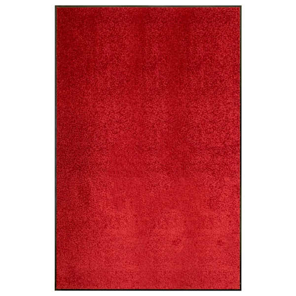 vidaXL uksematt pestav, punane, 120 x 180 cm
