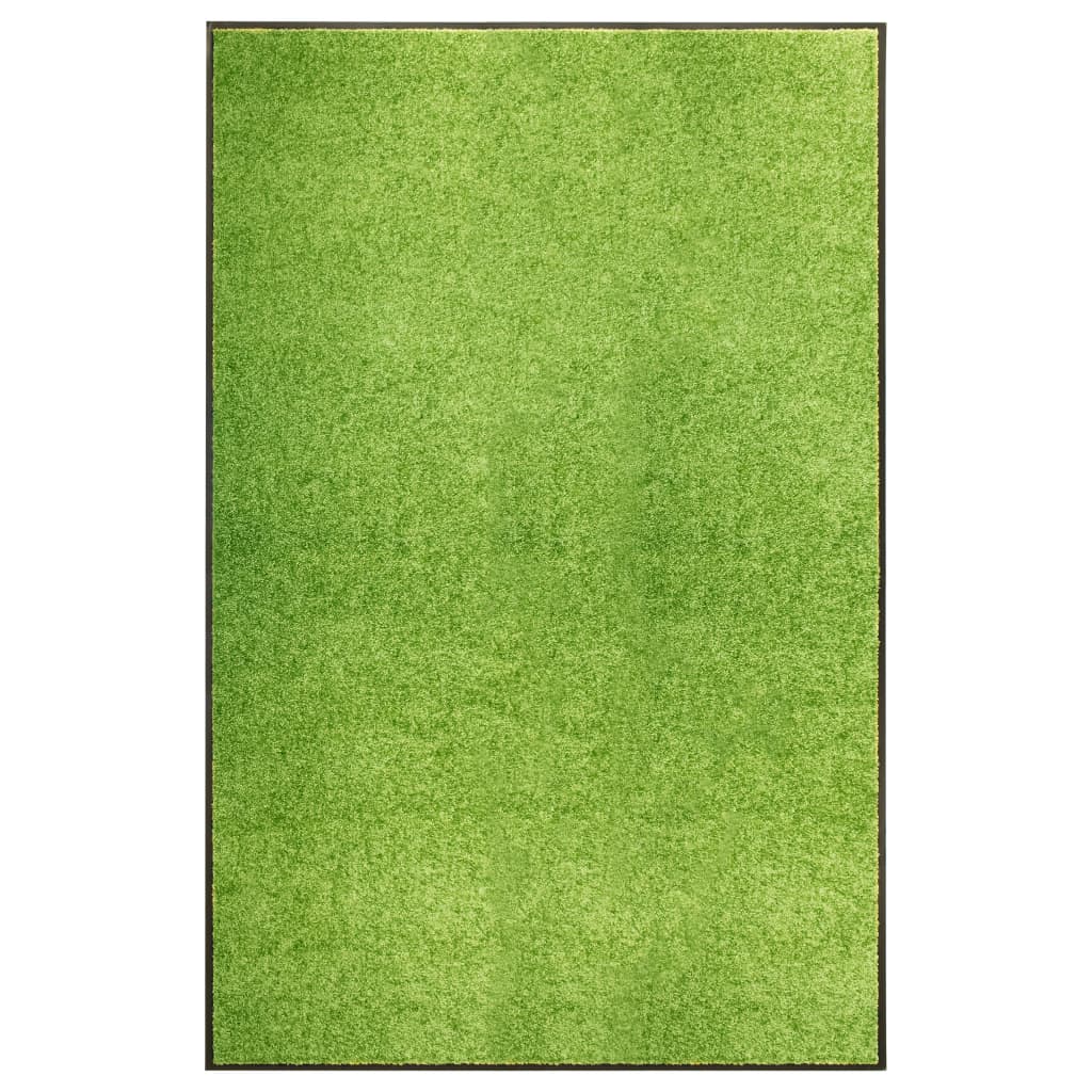 #3 - vidaXL vaskbar dørmåtte 120x180 cm grøn
