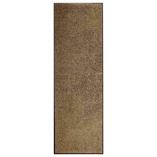 vidaXL uksematt pestav, pruun, 60 x 180 cm