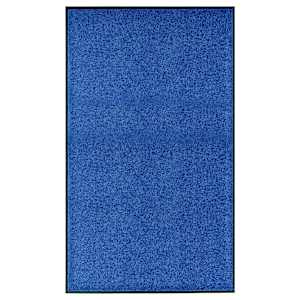 Pralni predpražnik moder 90x150 cm