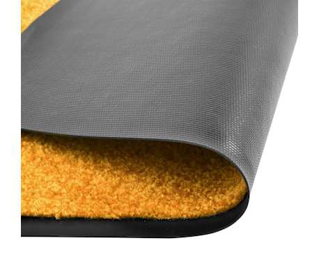 vidaXL Doormat Washable Orange 40x60 cm