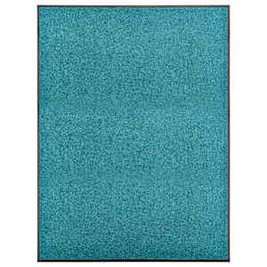 Pralni predpražnik cyan moder 90x120 cm