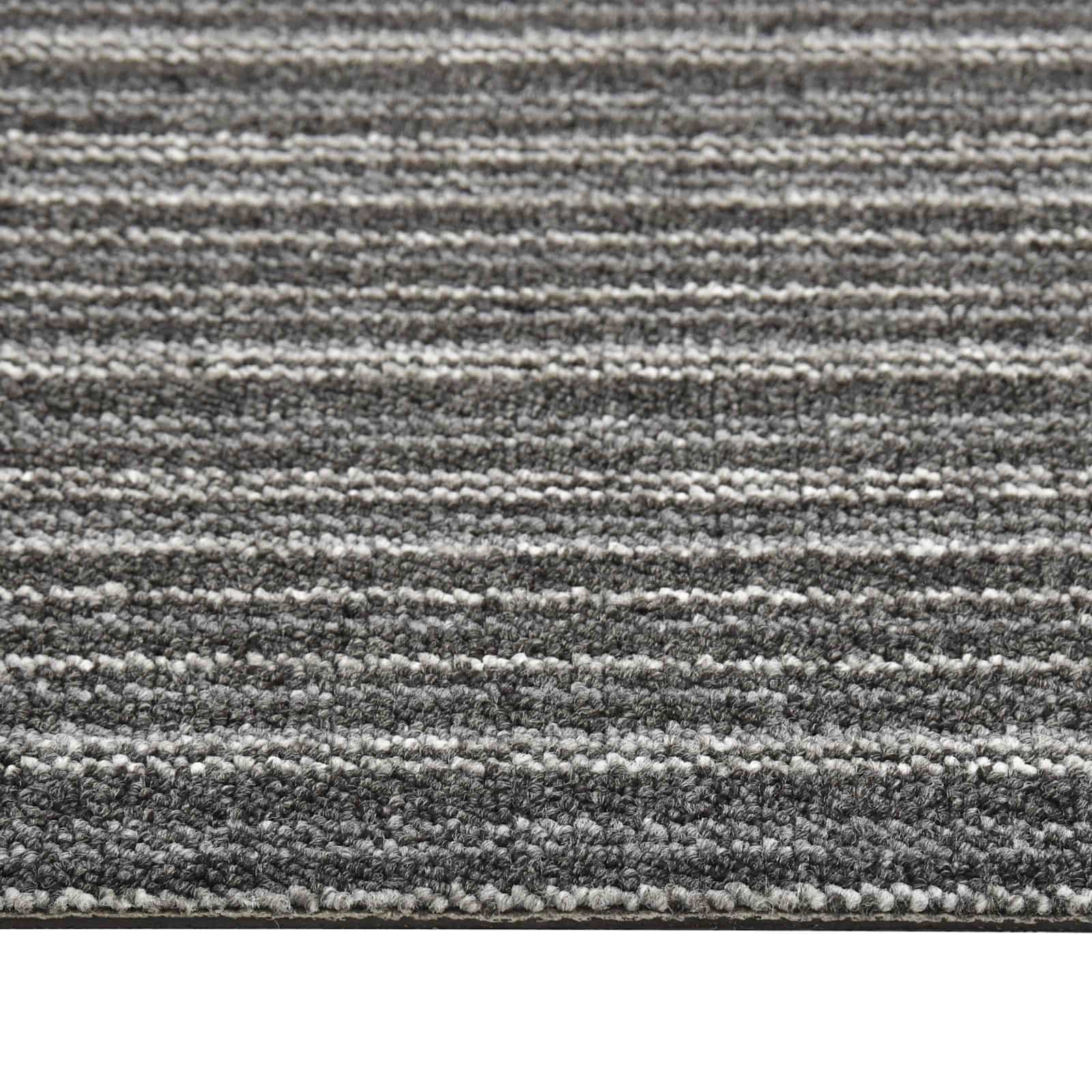 Tapijt 20 pcs Gestreept Antraciet 50 x 50 cm 100% Polypropyleen image 4