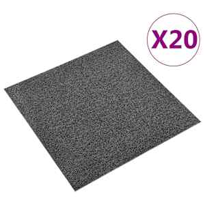 Koberec 20 pcs Antracit 50 x 50 cm 100% polypropylen - obrázek 2