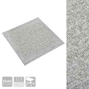 Koberec 20 pcs Světle šedá 50 x 50 cm 100% polypropylen - obrázek 7