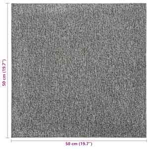 Koberec 20 pcs Šedý 50 x 50 cm 100% polypropylen - obrázek 8