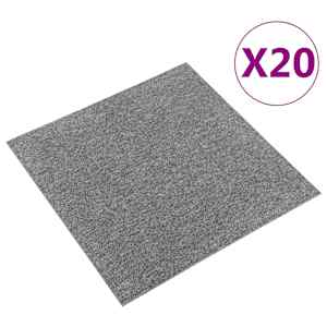 Koberec 20 pcs Šedý 50 x 50 cm 100% polypropylen - obrázek 2