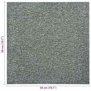 Koberec 20 pcs Zelená 50 x 50 cm 100% polypropylen - obrázek 8