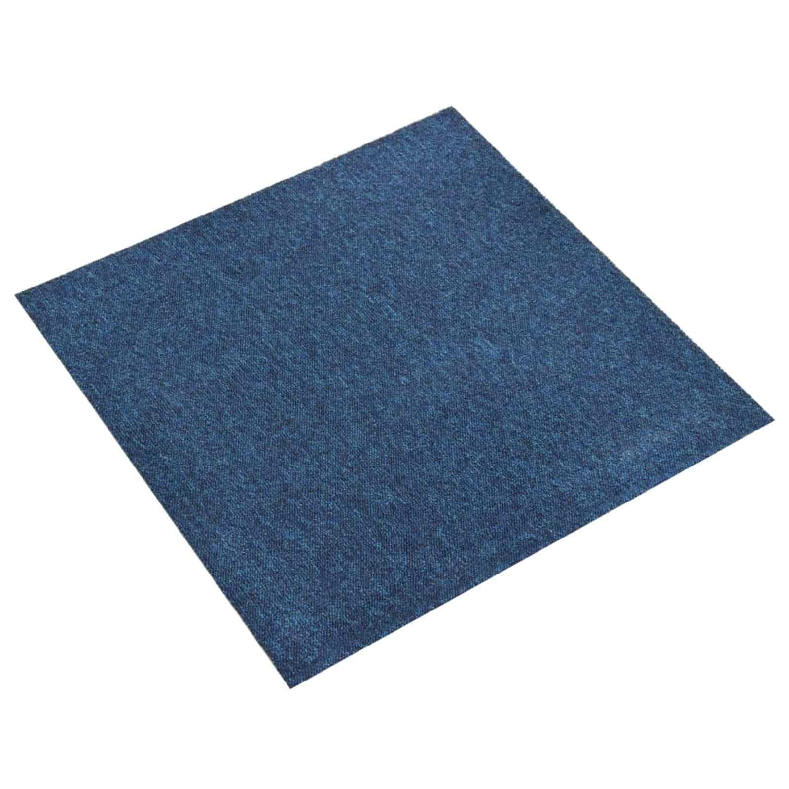 vidaXL Covor 20 pcs Albastru închis 50 x 50 cm 100% polipropilenă