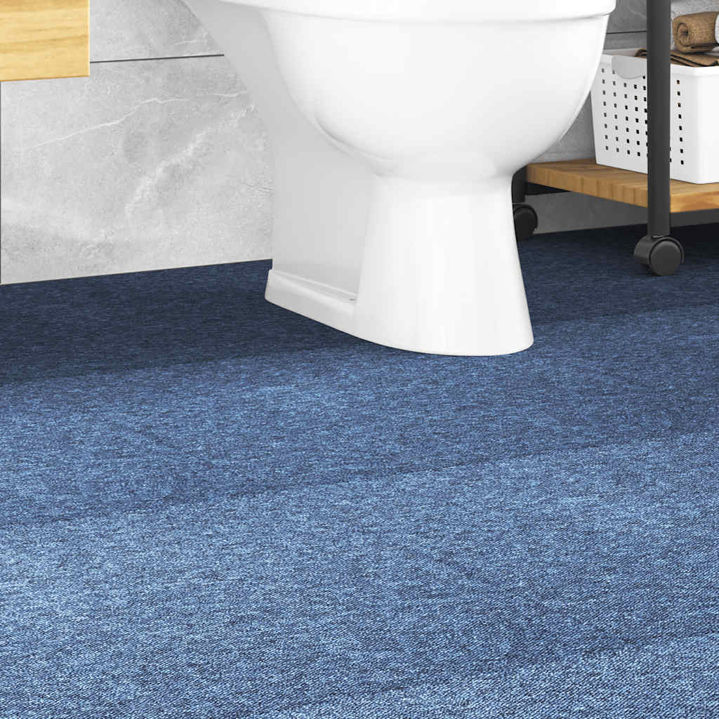 vidaXL Plăci de pardoseală, 20 buc., albastru, 50 x 50 cm, 5 m²