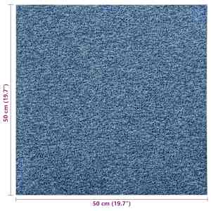 Koberec 20 pcs Modrá 50 x 50 cm 100% polypropylen - obrázek 8