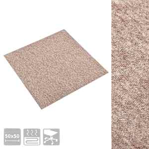 Koberec 20 pcs Béžová 50 x 50 cm 100% polypropylen - obrázek 7