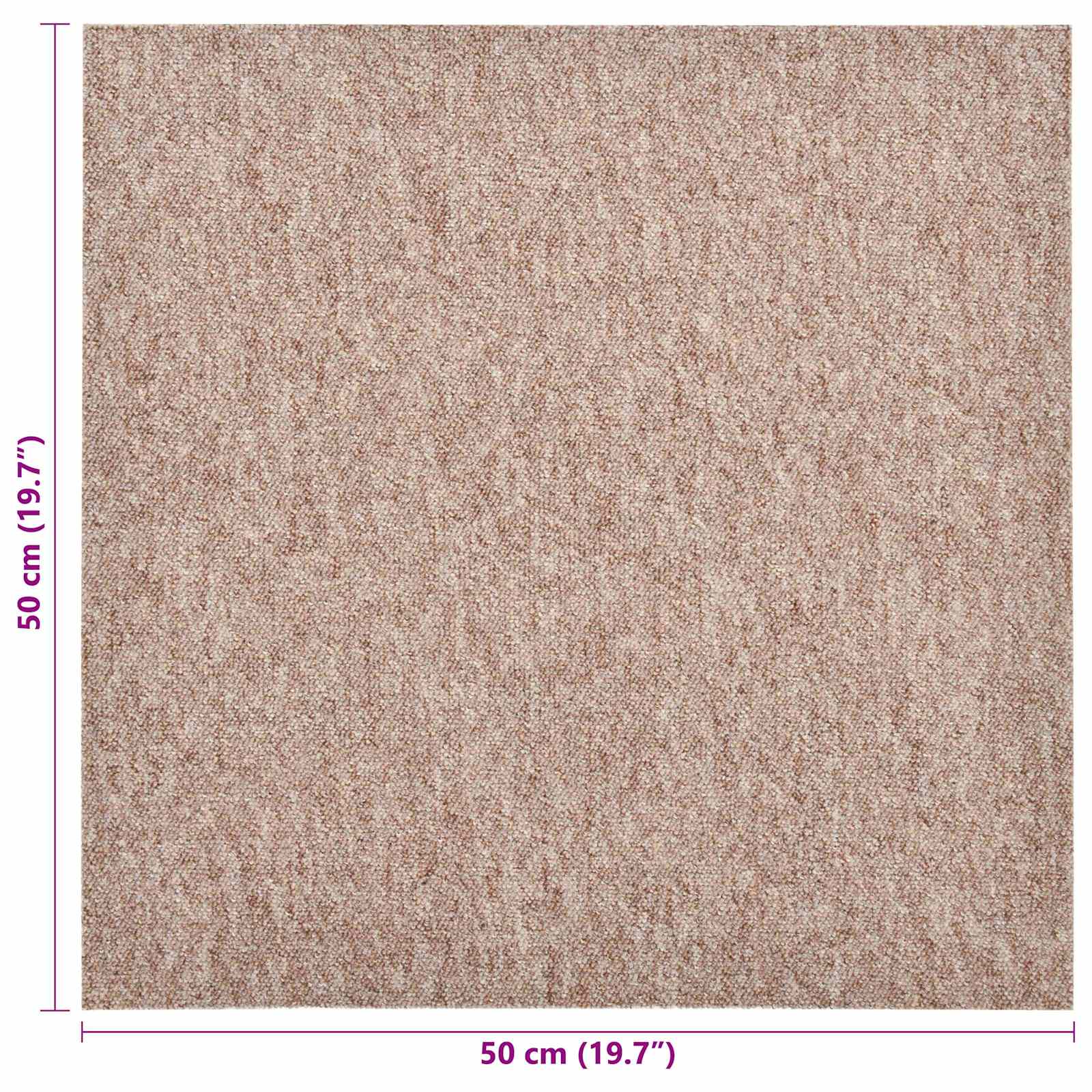 Tapijt 20 pcs Beige 50 x 50 cm 100% Polypropyleen image 8