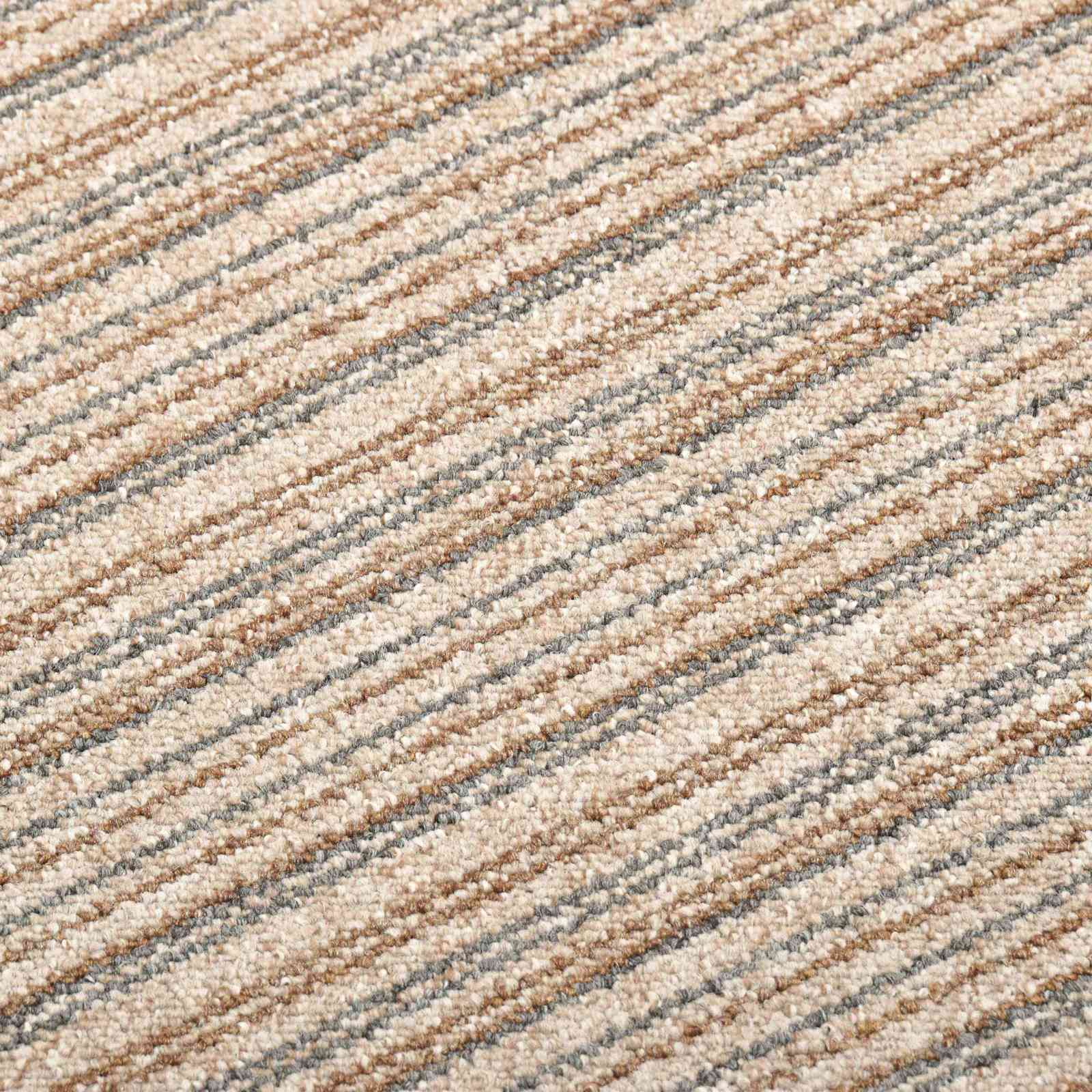 Tapijt 20 pcs Gestreept Beige 50 x 50 cm 100% Polypropyleen image 6