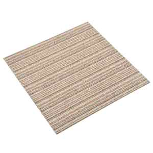 vidaXL Vaip 20 tk Ribadeta beež 50 x 50 cm 100% pol&uuml;prop&uuml;leen