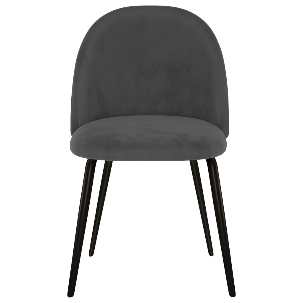 Valgomojo kėdės, 2vnt., pilkos spalvos, audinys | Stepinfit