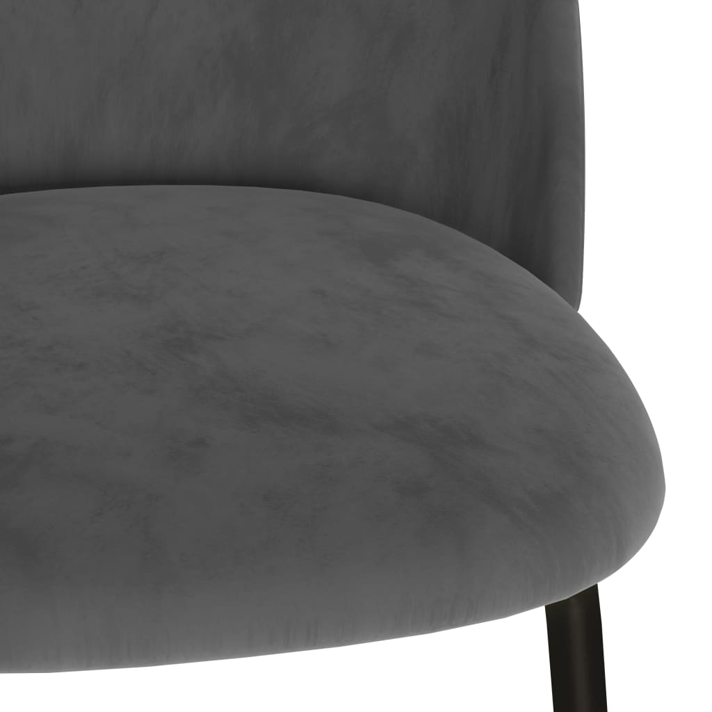 Valgomojo kėdės, 2vnt., pilkos spalvos, audinys | Stepinfit