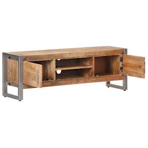 TV stolek 120 x 30 x 40 cm hrubé mangovníkové dřevo - obrázek 3