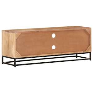 TV stolek 110 x 30 x 40 cm masivní akáciové dřevo - obrázek 4