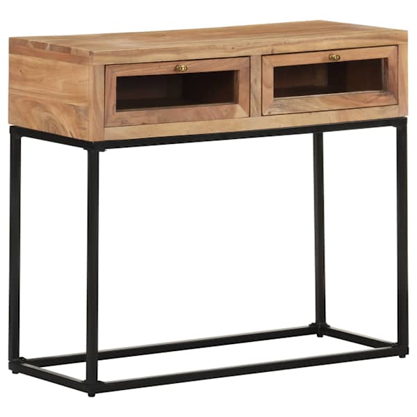 vidaXL konsoollaud 90 x 35 x 76 cm toekast akaatsiapuidust