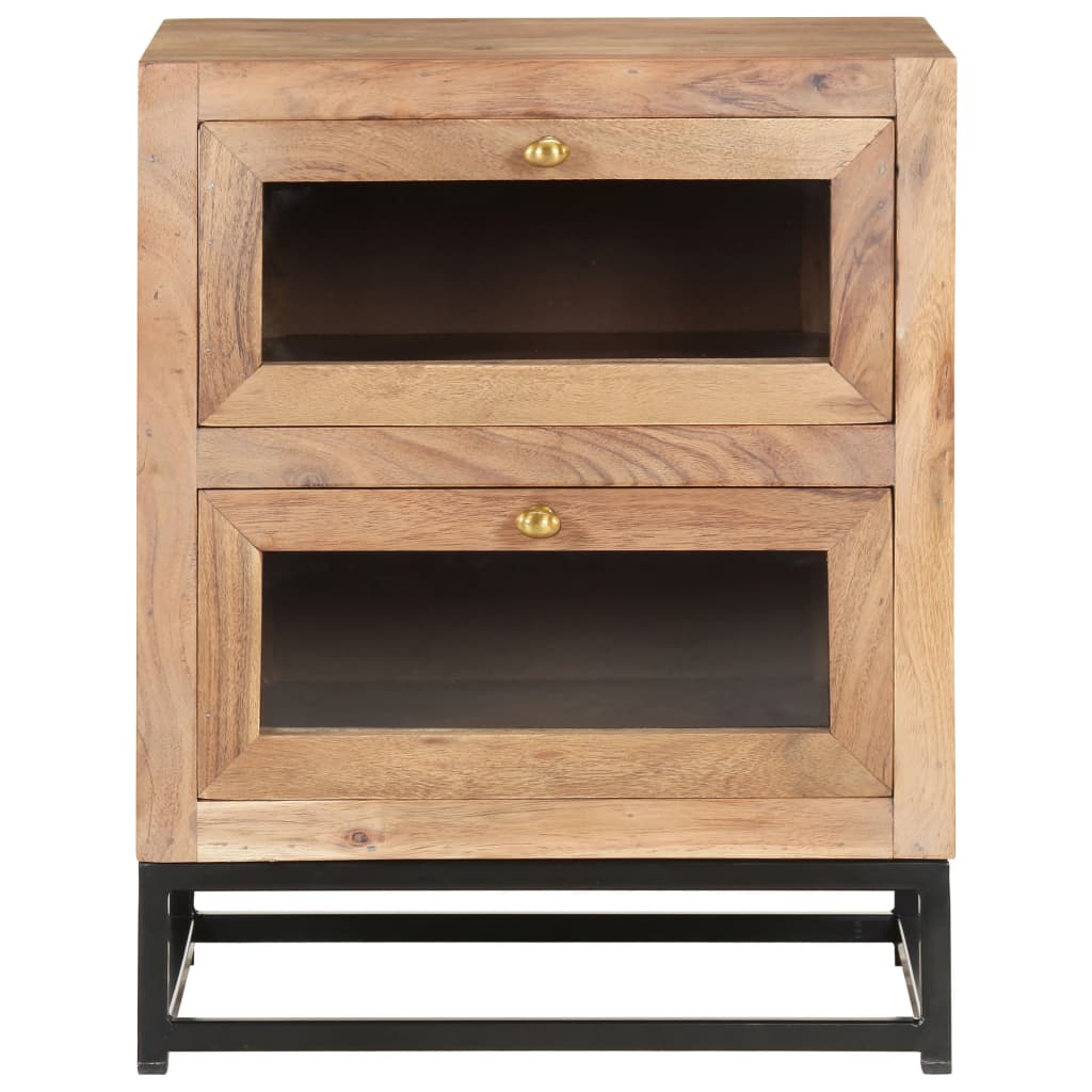 

vidaXL Nachtkastje 40x30x50 cm massief acaciahout
