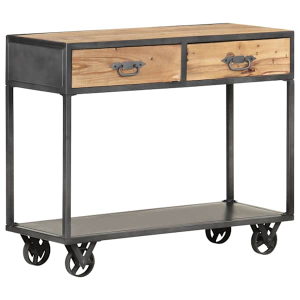 vidaXL konsoollaud, 90 x 35 x 74 cm, toekas taaskasutatud puit
