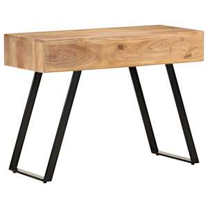 Psací stůl 107x45x79 cm masivní akáciové dřevo živé hrany - obrázek 4
