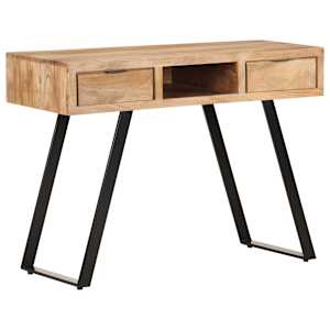 Psací stůl 107x45x79 cm masivní akáciové dřevo živé hrany - obrázek 8