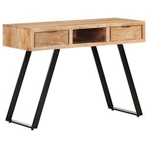 Psací stůl 107x45x79 cm masivní akáciové dřevo živé hrany - obrázek 10
