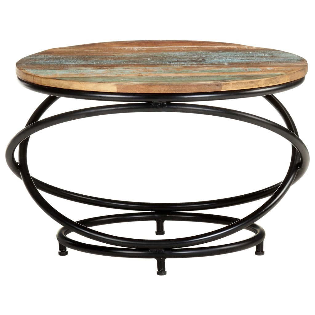vidaXL Coffee Table 60x60x40 cm Solid Reclaimed Wood