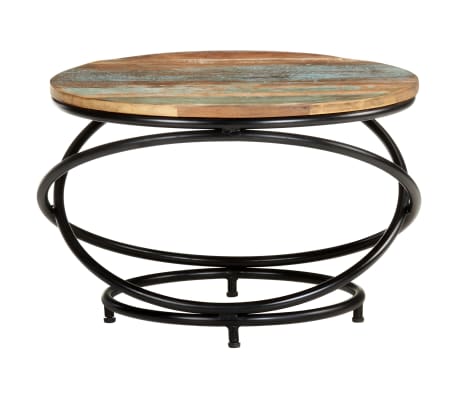 vidaXL Coffee Table 60x60x40 cm Solid Reclaimed Wood