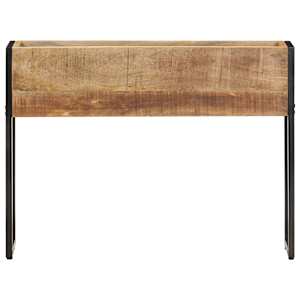 Truhlík 90 x 20 x 68 cm hrubé mangovníkové dřevo - obrázek 2