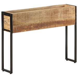 Truhlík 90 x 20 x 68 cm hrubé mangovníkové dřevo - obrázek 6