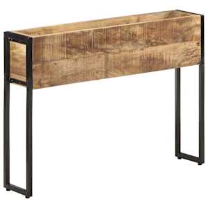 Truhlík 90 x 20 x 68 cm hrubé mangovníkové dřevo - obrázek 9