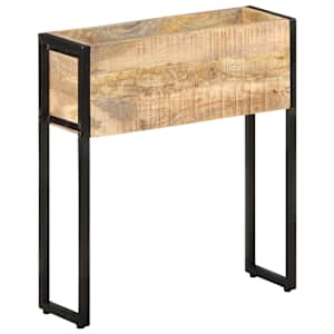 Truhlík 60 x 20 x 68 cm hrubé mangovníkové dřevo - obrázek 12