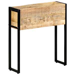 Truhlík 60 x 20 x 68 cm hrubé mangovníkové dřevo - obrázek 10