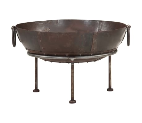 vidaXL Bålfat rustikk Ø 60 cm jern