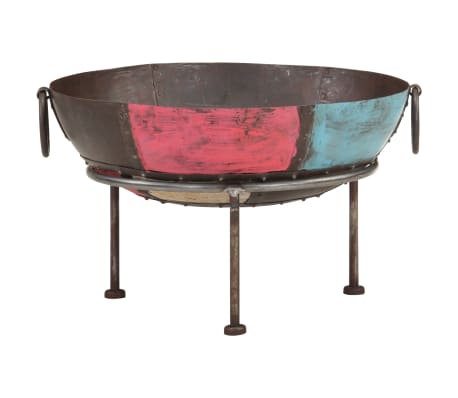 vidaXL Bålfat fargerik rustikk Ø 60 cm jern