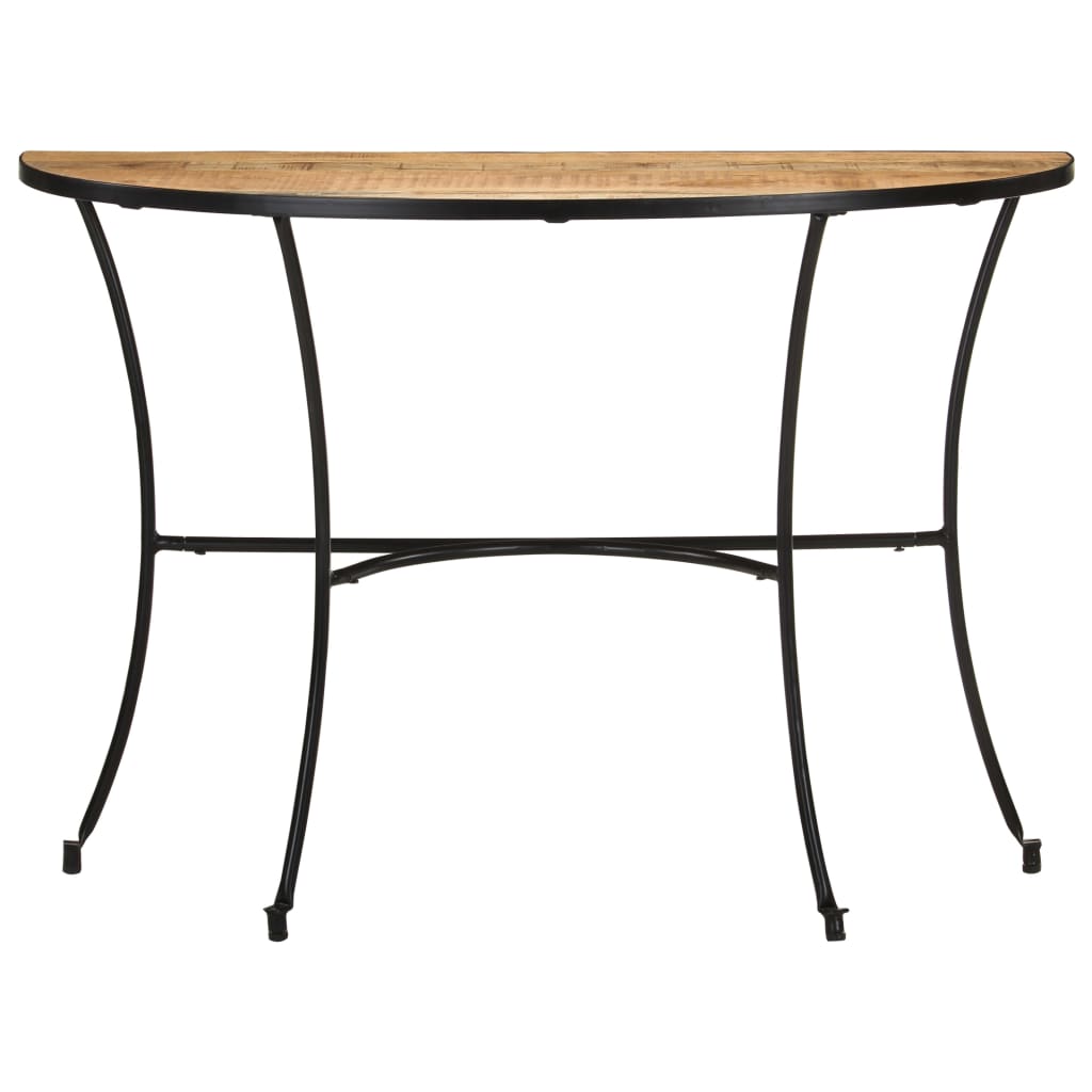 vidaXL Bijzettafel 110x40x77 cm massief mangohout afbeelding