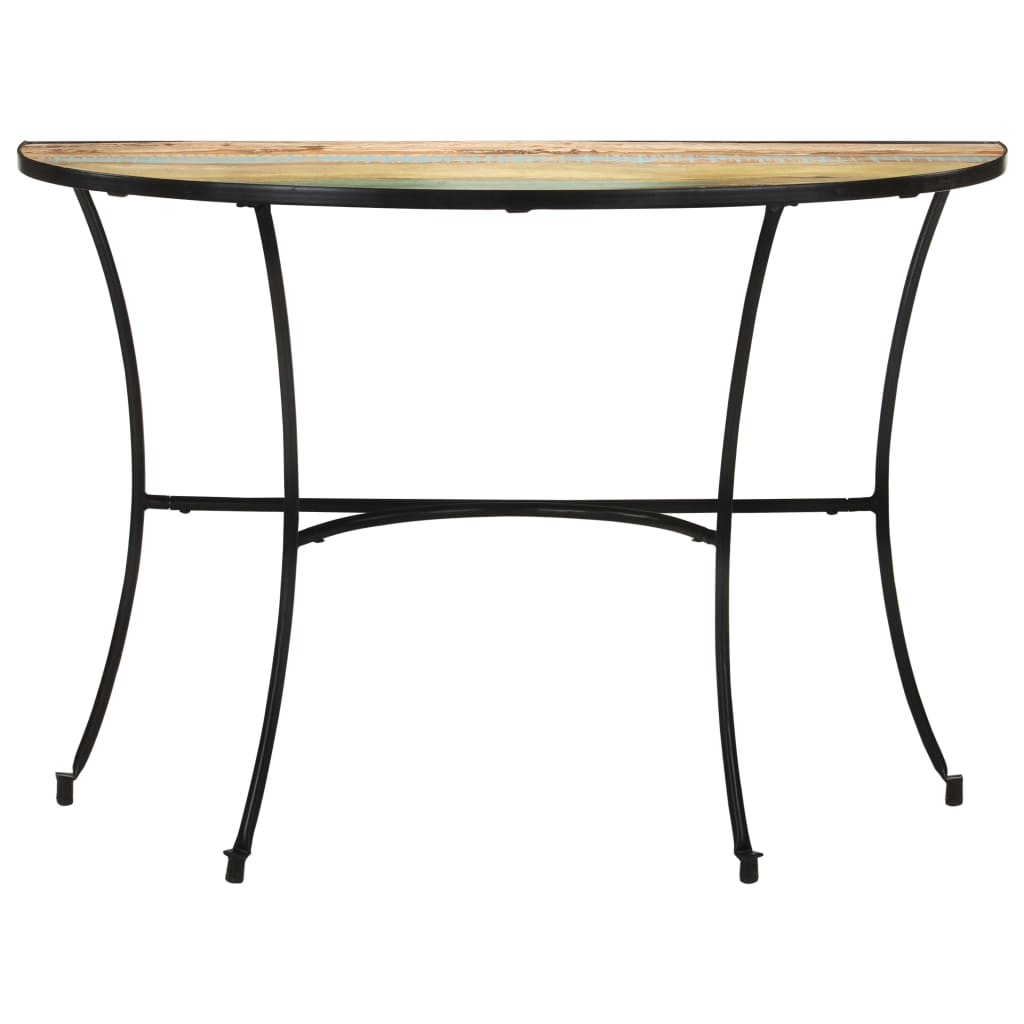 vidaXL Bijzettafel 110x40x77 cm massief gerecycled hout afbeelding
