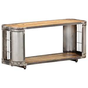 TV stolek 90 x 30 x 40 cm masivní mangovníkové dřevo - obrázek 1