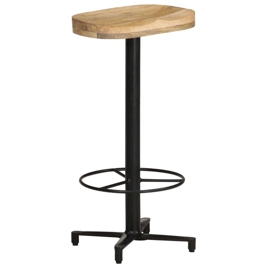vidaXL Barkrukken 2 st 76 cm massief mangohout afbeelding