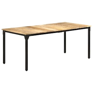 Jídelní stůl 180 x 90 x 76 cm hrubé mangovníkové dřevo