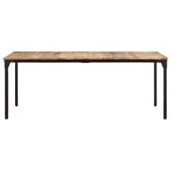 vidaXL Blagovaonski stol 200 x 100 x 76 cm od grubog drva manga