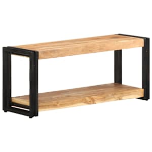 TV stolek 90 x 30 x 40 cm masivní akáciové dřevo - obrázek 11