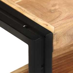 TV stolek 90 x 30 x 40 cm masivní akáciové dřevo - obrázek 4